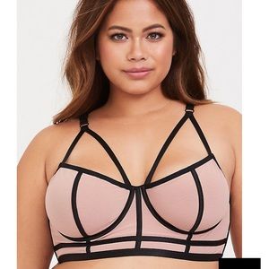 NWT - TORRID STRAPPY MESH UNDERWIRE BRALETTE